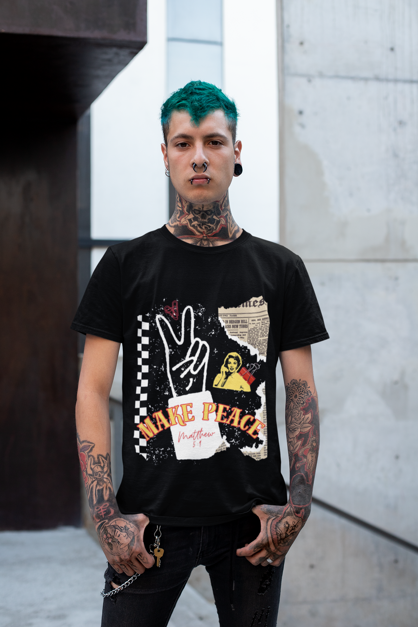 Make Peace Graphic Tee